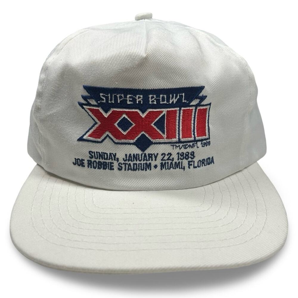 Annco Super Bowl XXIII 49ers Bengals Snapback Hat Football Vintage NFL Gridiron‎